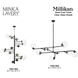 Millikan 9 Light 39 inch Coal Black Pendant Ceiling Light